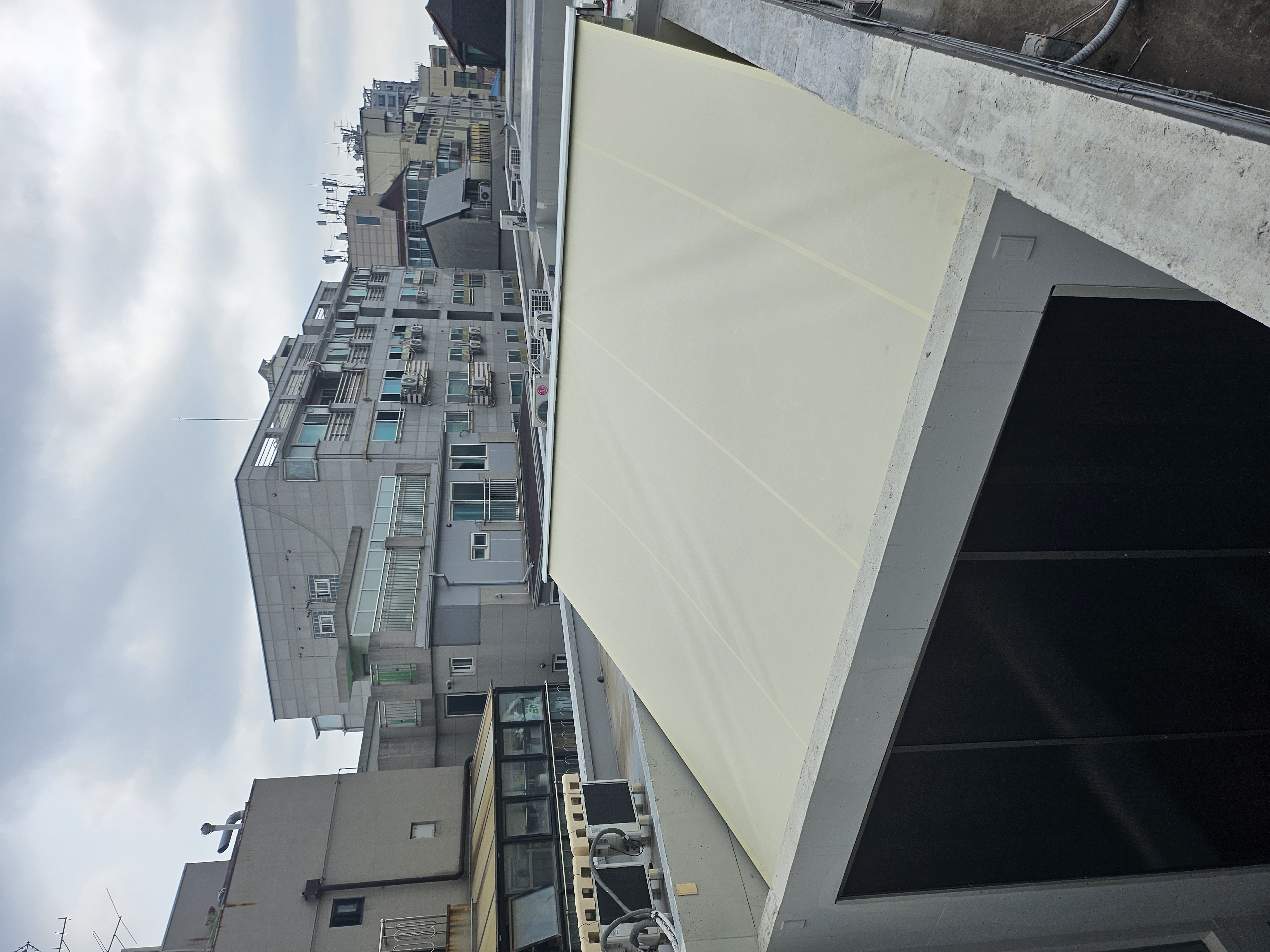 마포 메조트론 타운하우스 접이식어닝시공