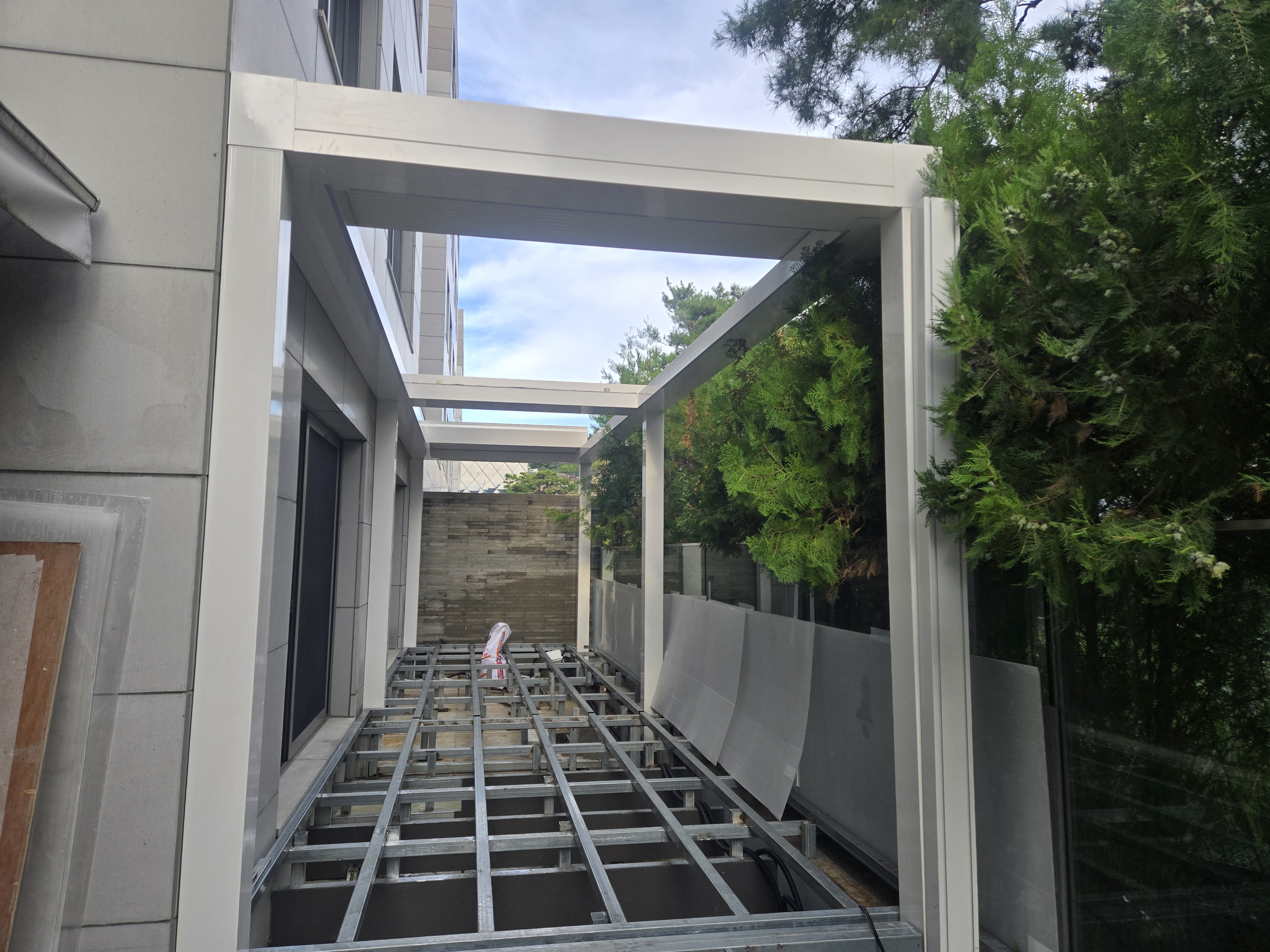 한남동 루버시스템 시공